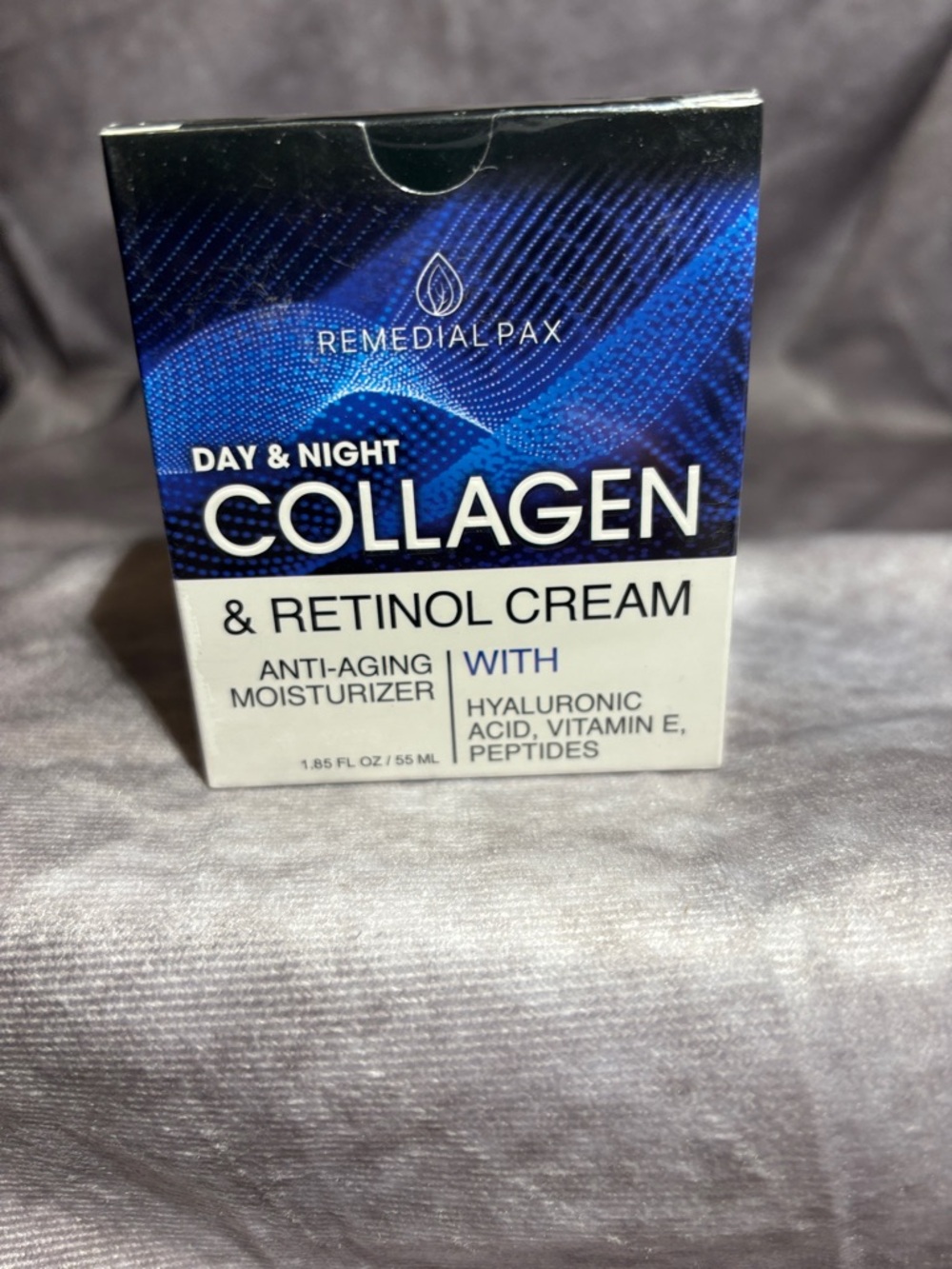 Remedial Pax - Day & Night Collagen & Retinol Cream — Blue/White